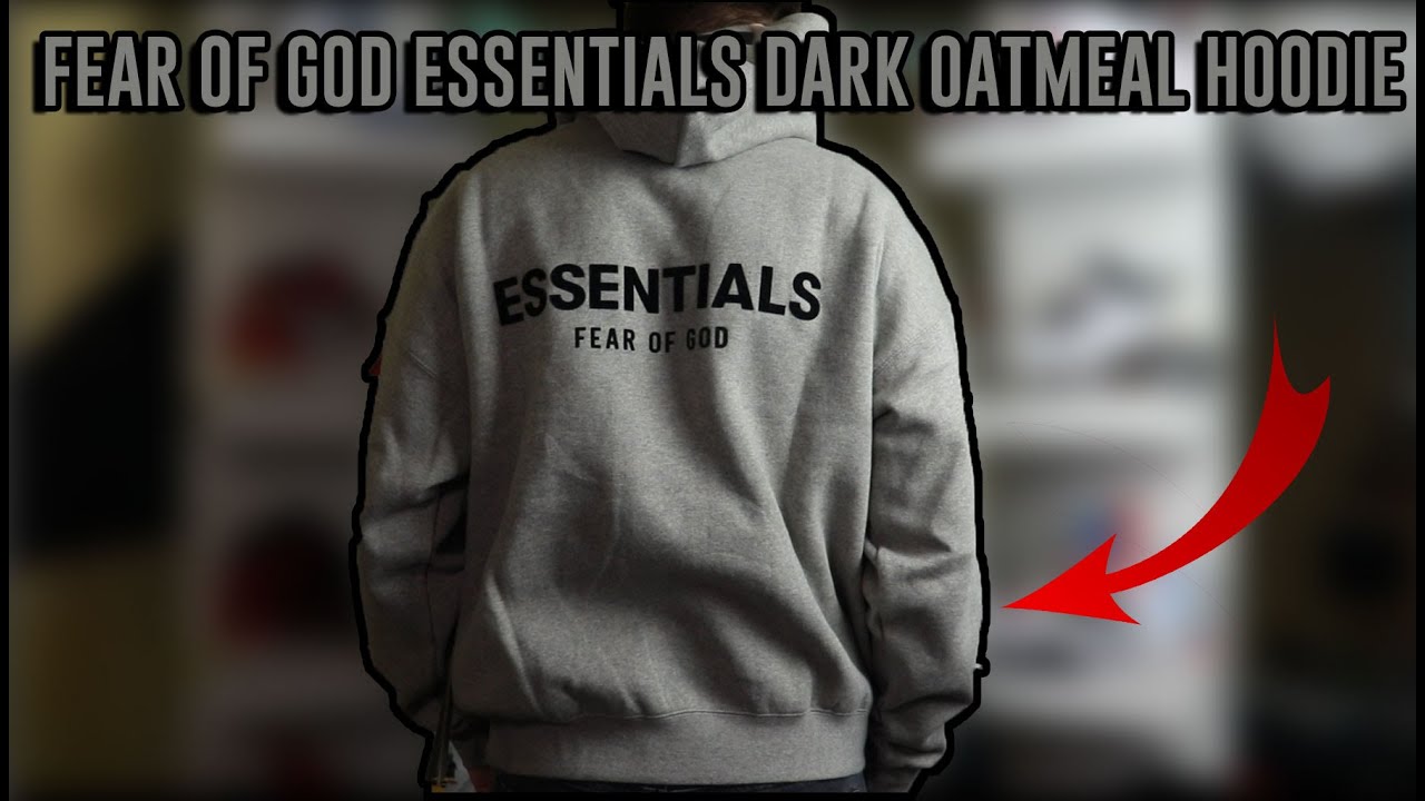 IS THE FEAR OF GOD ESSENTIALS DARK OATMEAL HOODIE WORTH IT?! ON BODY!