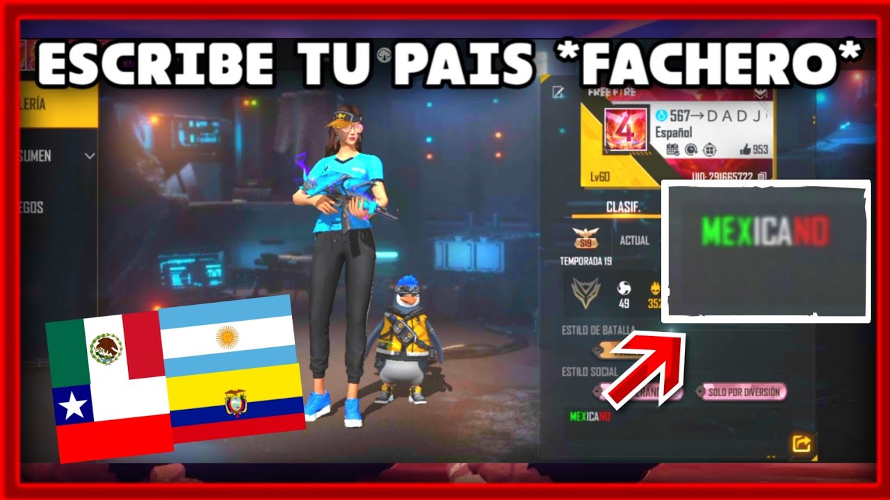 😎COMO PONER LETRAS DE COLORES DE TU PAIS EN LA DESCRIPCIÓN (FIRMA) DE FREE FIRE (PARTE 1)// DADJORE💥