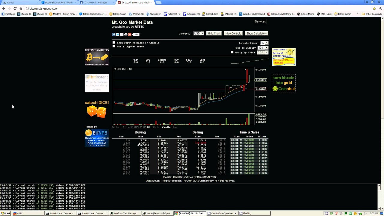 Bitcoin price rally July 2012