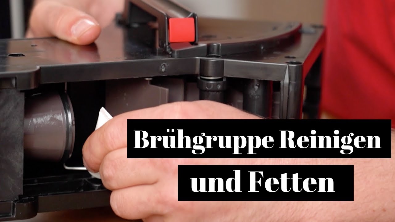 Brühgruppe Reinigen und Fetten am Beispiel von einem Melitta Kaffeevollautomat