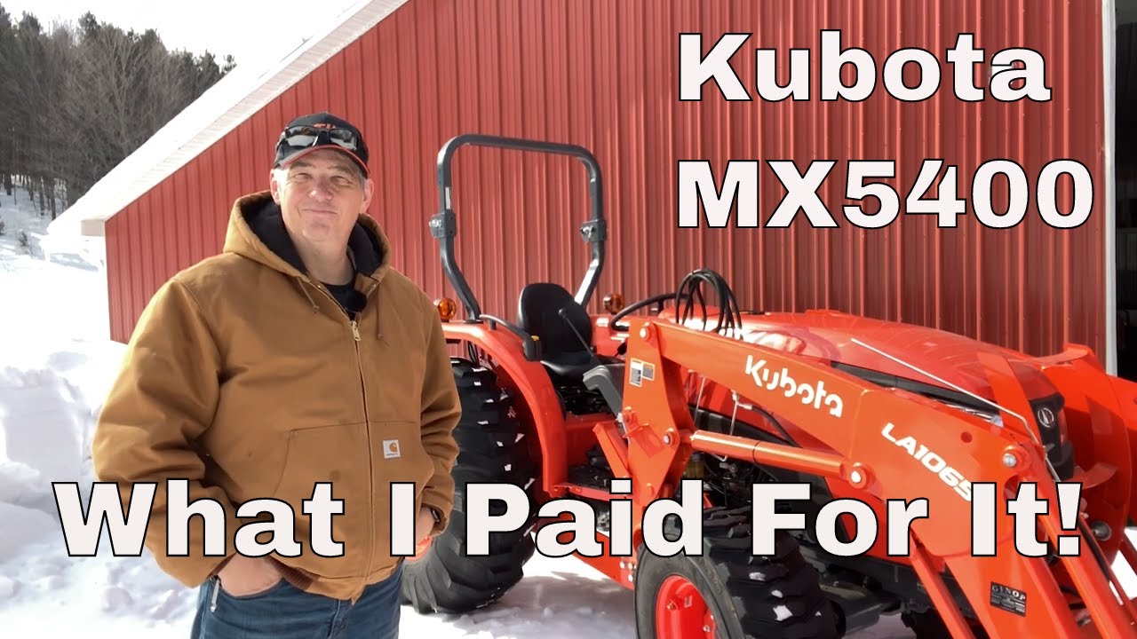 Kubota MX5400: полное руководство по ценам