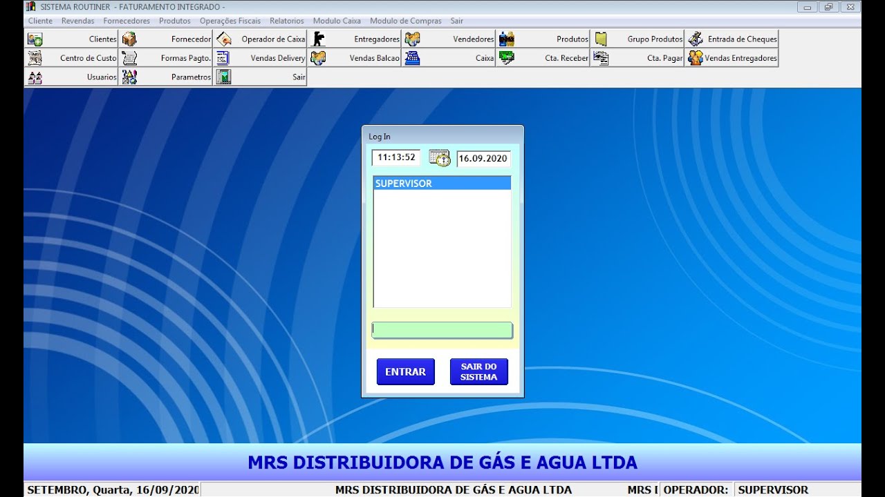SISTEMA ROUTINER DISK-ÁGUA E DISK-GÁS