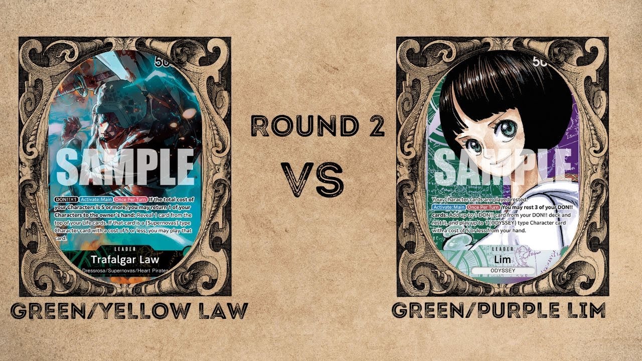 One Piece Local OP10 Tournament POV GY Law vs GP Lim Round 2