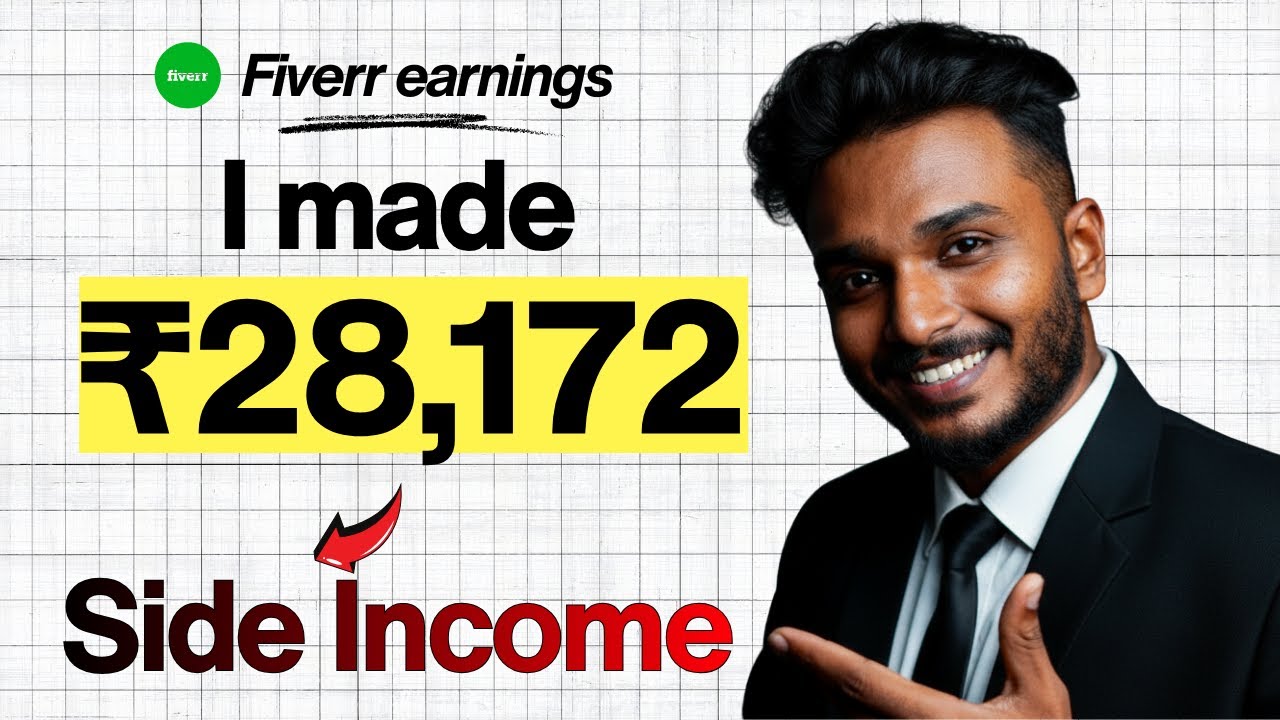 How I Made ₹28,172 on Fiverr as a Beginner (Side Income Proof)