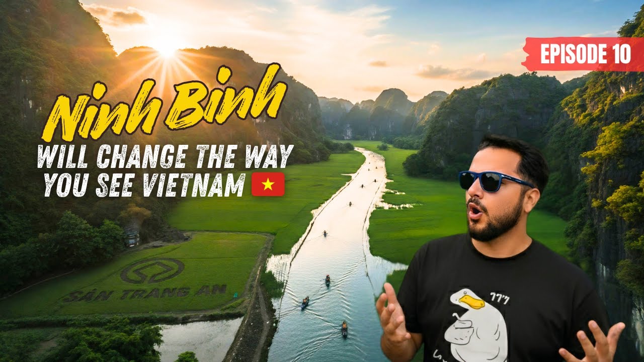 ハノイからニンビンへの旅行 🇻🇳 |タムコック ボート ツアー Ep 10