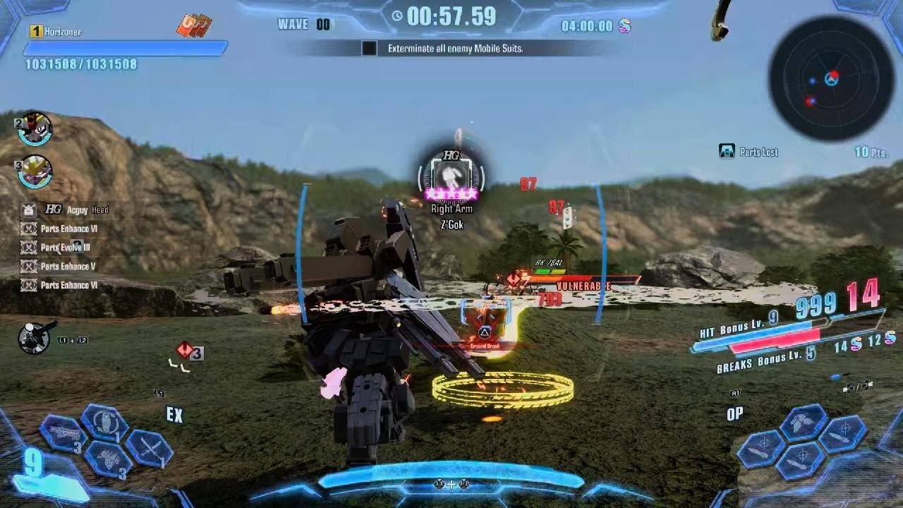 GUNDAM BREAKER 4 Unlimited Missile Build  (Newtype in 2 minutes)