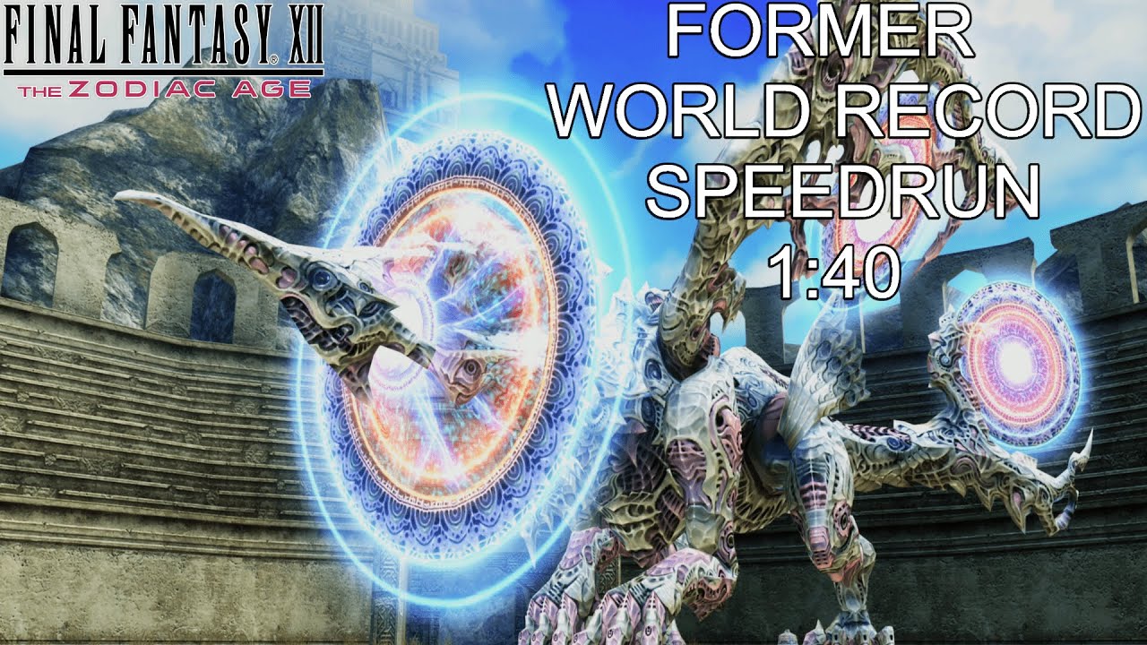 FF XII: TZA Yiazmat Speedrun 1:40 [FORMER WORLD RECORD]