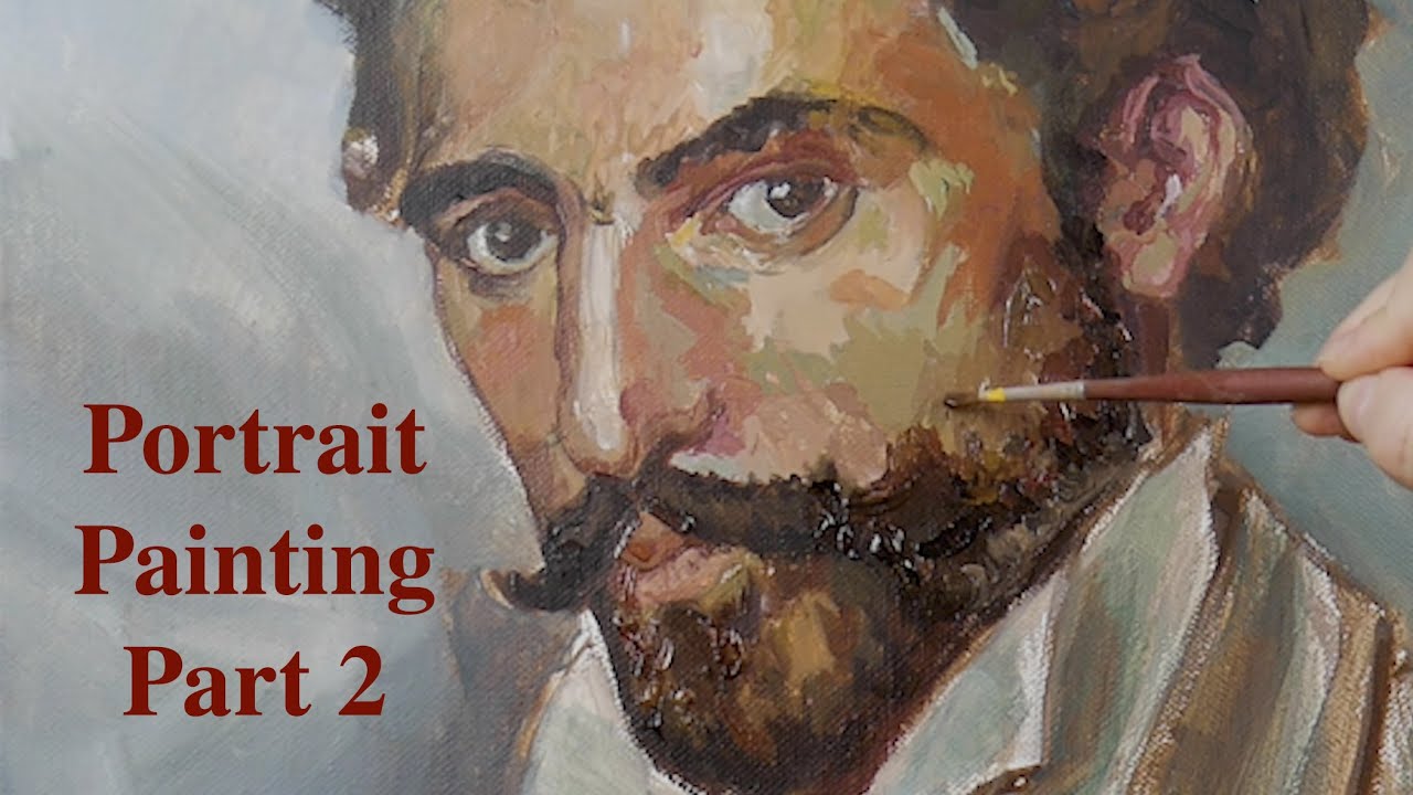 Acrylic Portrait Painting – Part 2: How to Create a PORTRAIT PAINTING