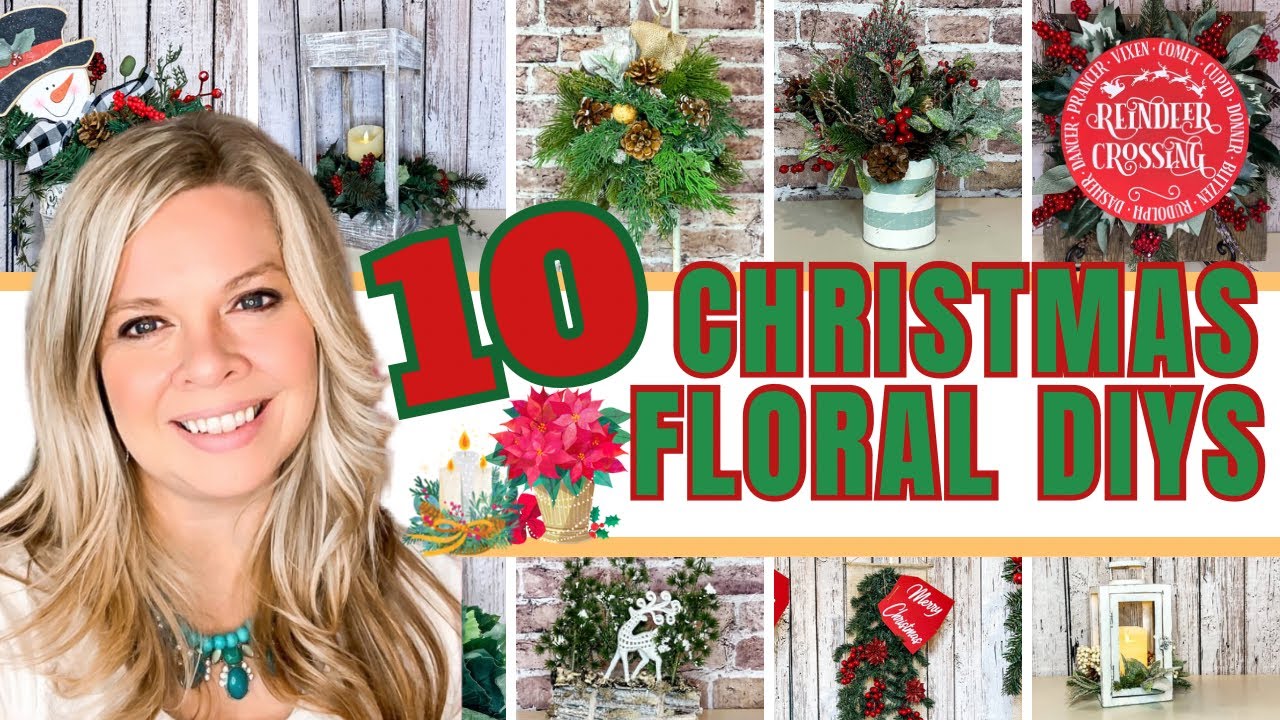 ✨ 10 CHRISTMAS DIYS WITH FLORALS YOU HAVE TO TRY