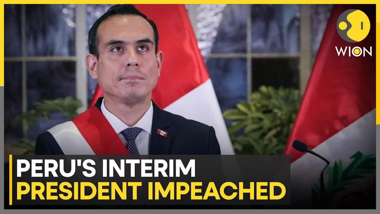 Peru's President Jose Jeri Impeached Four Months Into Office | WION