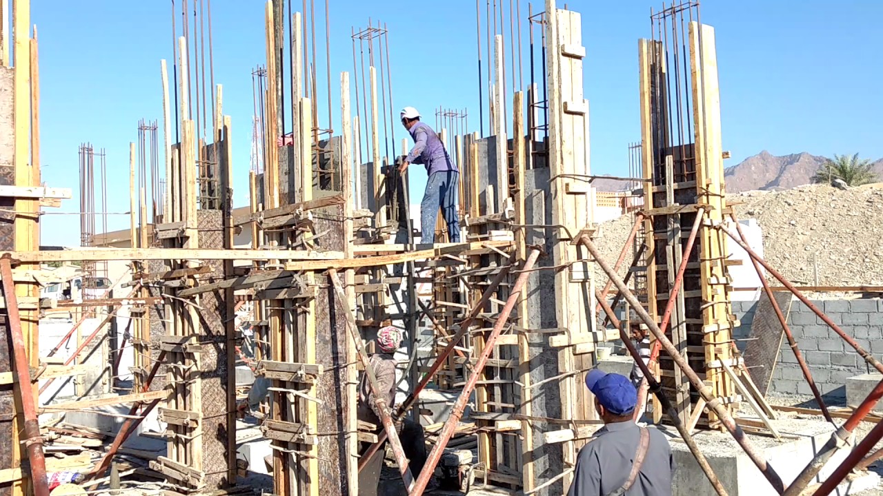 Concrete laying via Oryxmix at Hala Fujairah