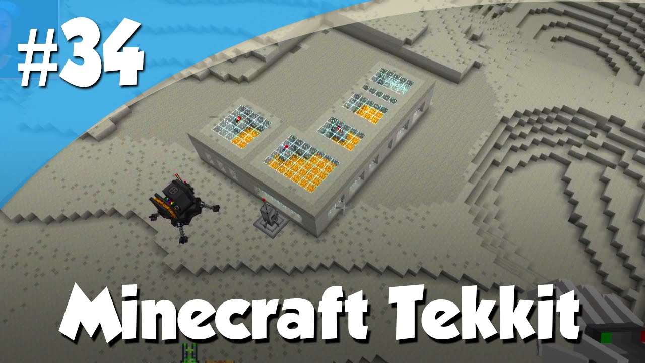 Minecraft Tekkit #34 - Maan Basis Bouwen