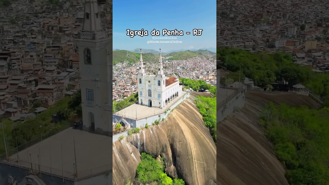 Igreja da Penha e seus 382 degraus 😱 Rio de Janeiro - Brasil &hearts;️