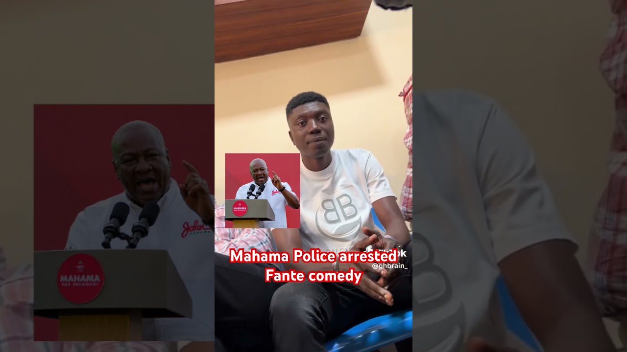Mahama Arrested Fante Comedy #johnmahama #thereasonshow