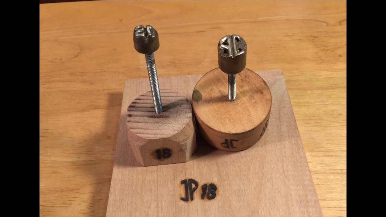 How to Make a Shop Logo Wood Branding Iron for Less than $1 with Common Tools