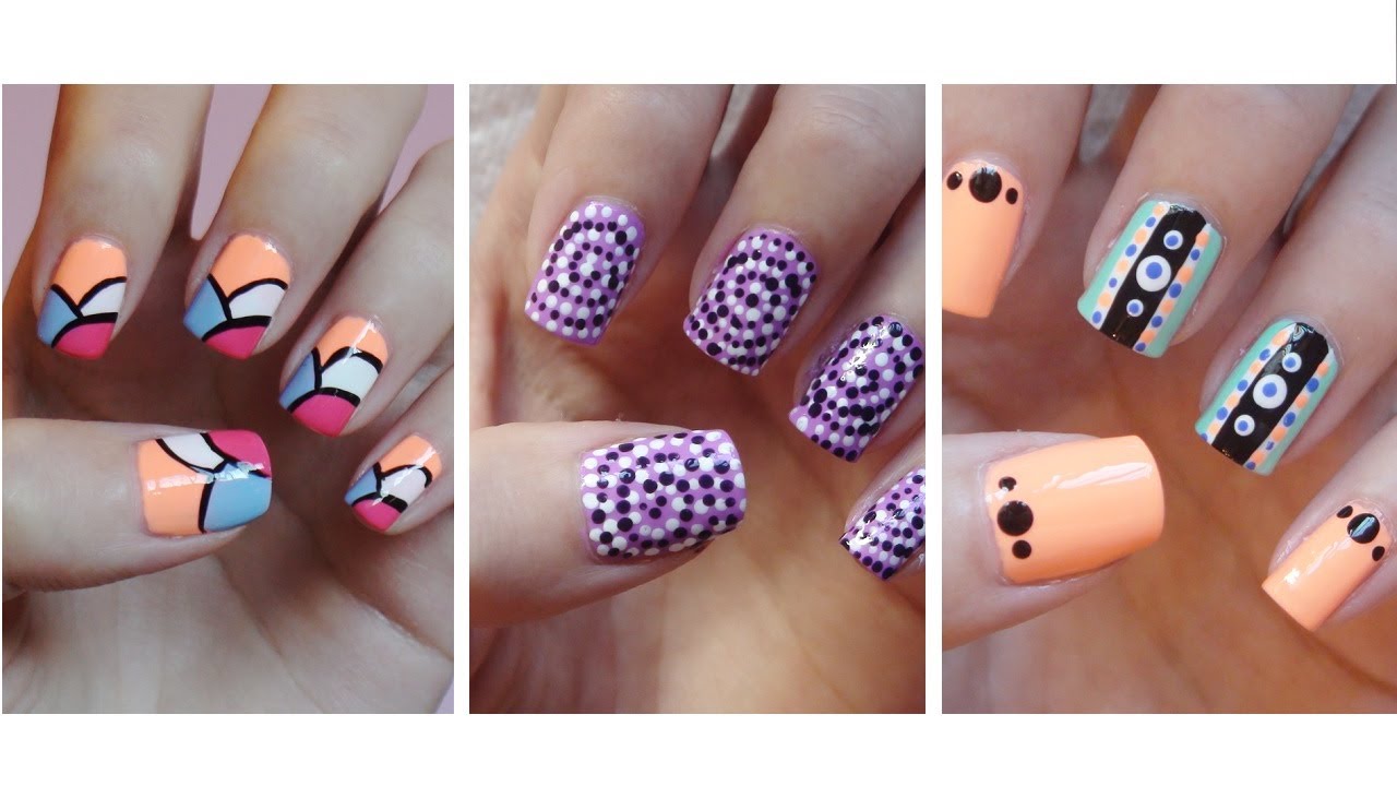 Easy Nail Art For Beginners!!! #9