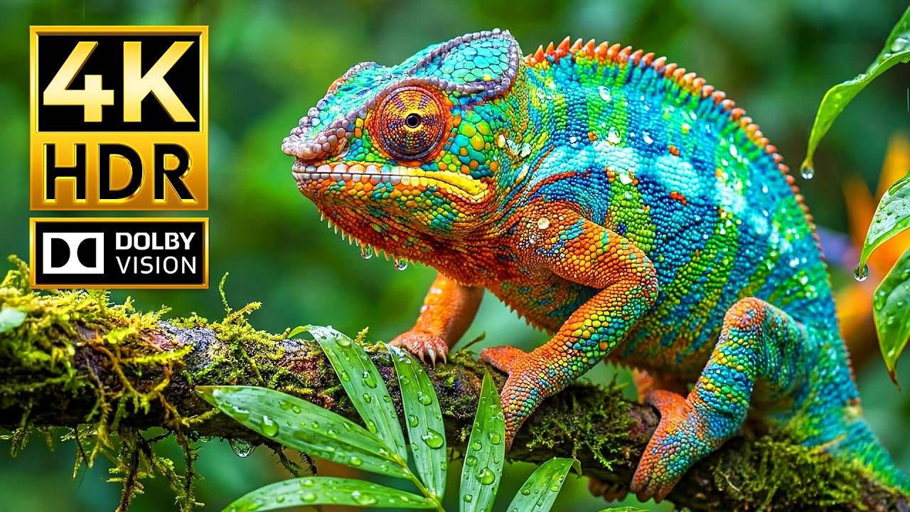 4K HDR Wildlife Masterpiece | Dolby Vision Animal Footage in Stunning Detail (4K/8K TV)
