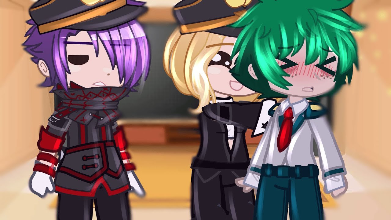 Shiketsu High React To Deku // Izuku Midoriya // MHA // Gacha Club