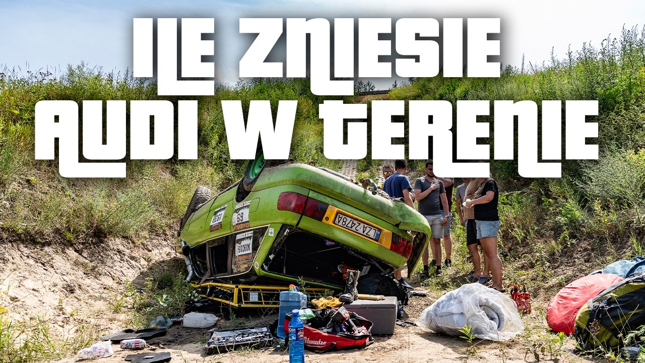 Ile zniesie AUDI w terenie v.2 | Poligon 4x4 | Manewry nad Pilicą cz.2