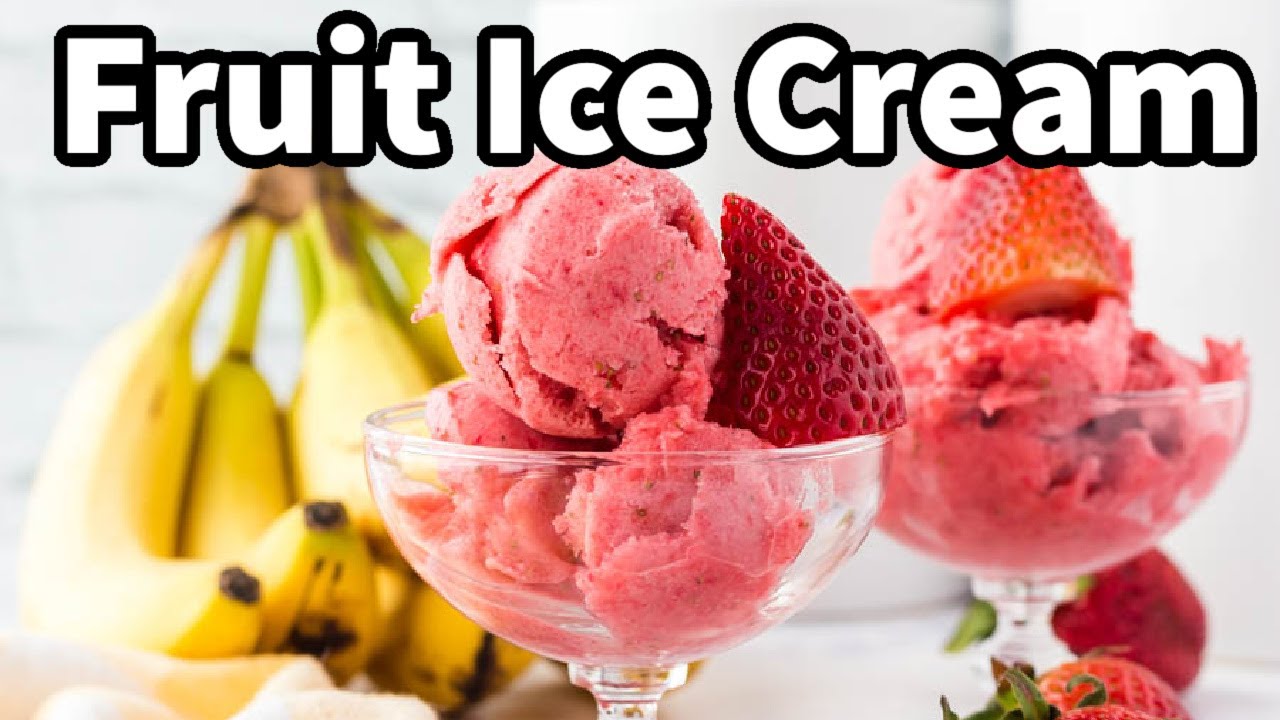 Easy Fruit Ice Cream Recipe | No-Churn Delight