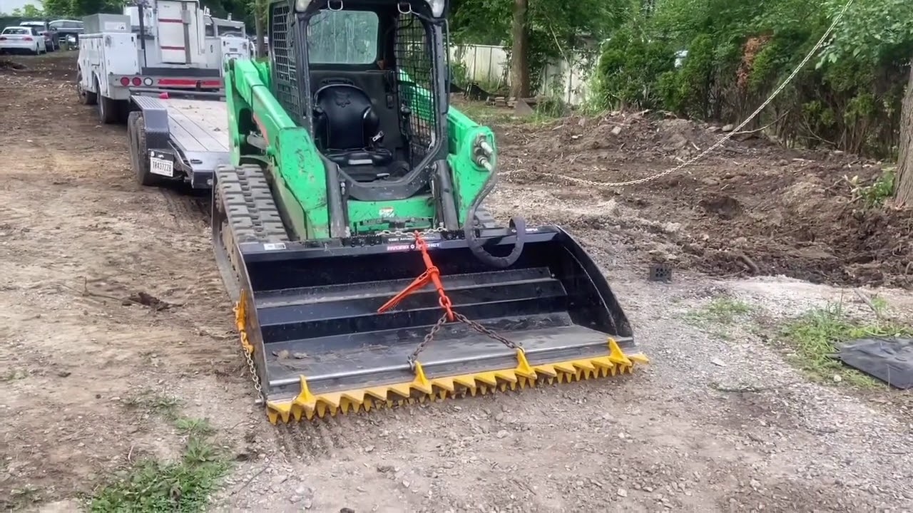 RATCHET RAKE CMP BUCKET HARLEY RAKE ATTACHMENT