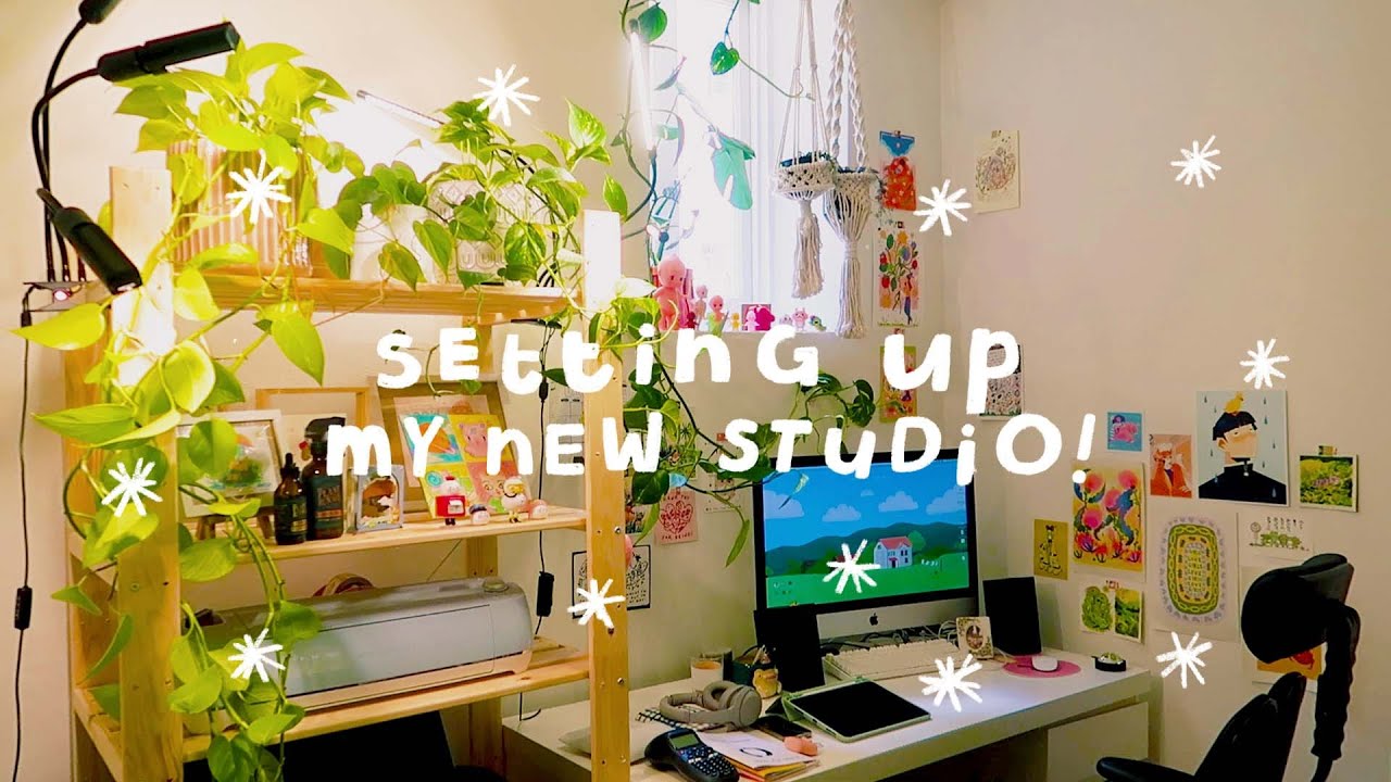 moving into my new art studio + home! ✿ studio vlog 21