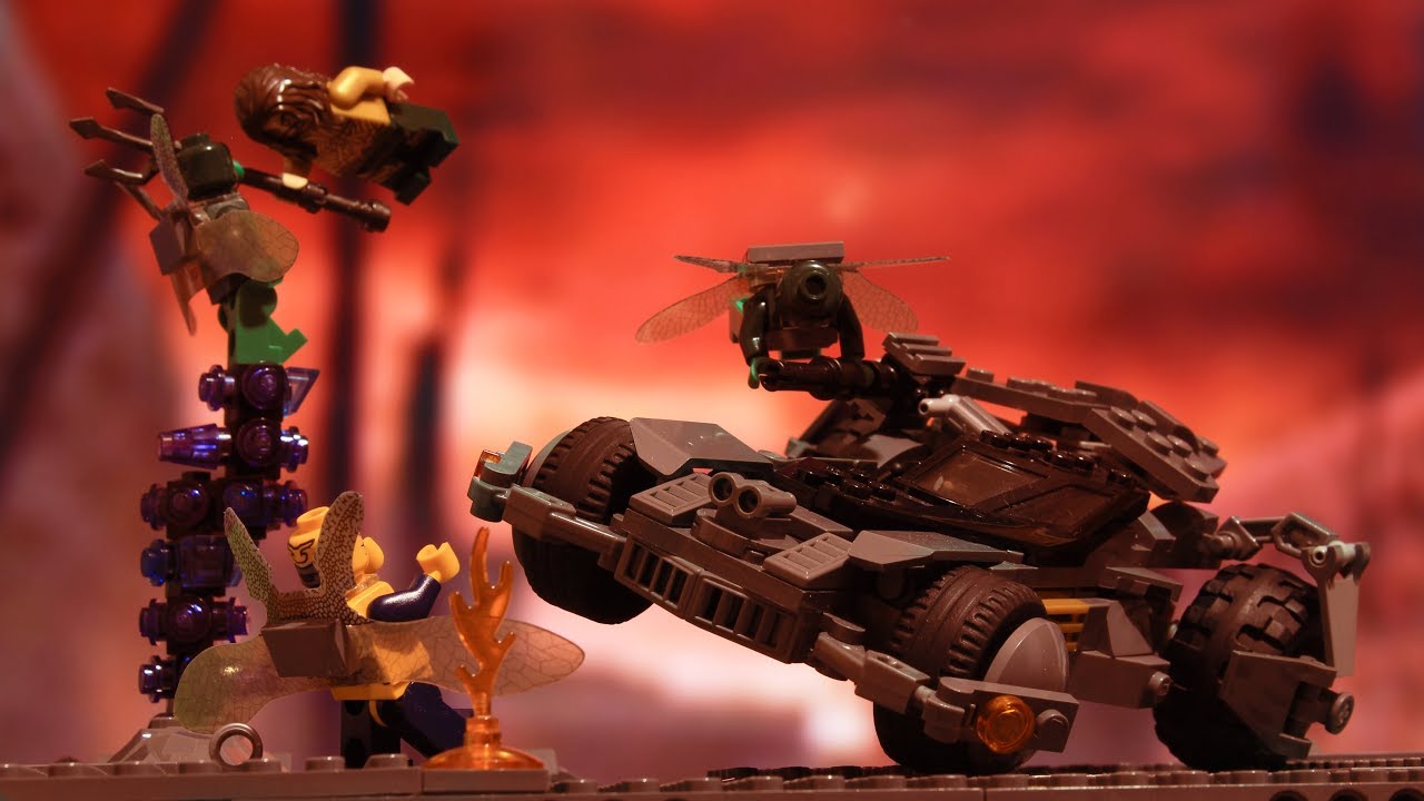Justice League Batmobile in Lego MOC