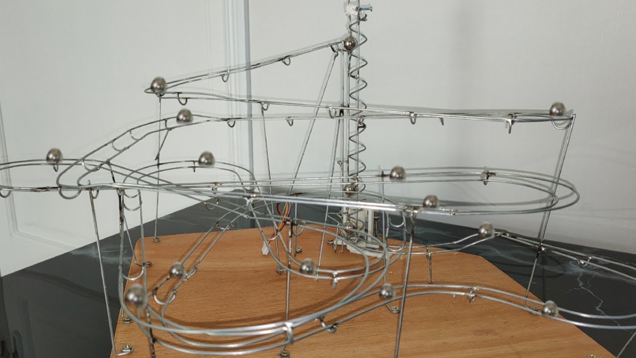 Fabriquer un circuit de bille en métal - Homemade DIY Marble Steel tracks