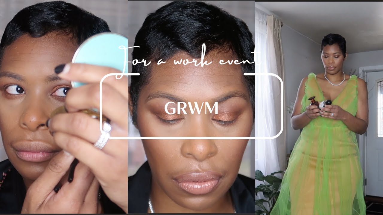 CHIT CHAT GRWM FOR A WORK EVENT | MAKEUP + FRAGRANCE + LOOK | AJA WALKER