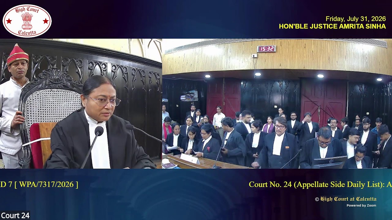 31 July 2026 | Court No. 24 | Live Streaming of the Court proceedings