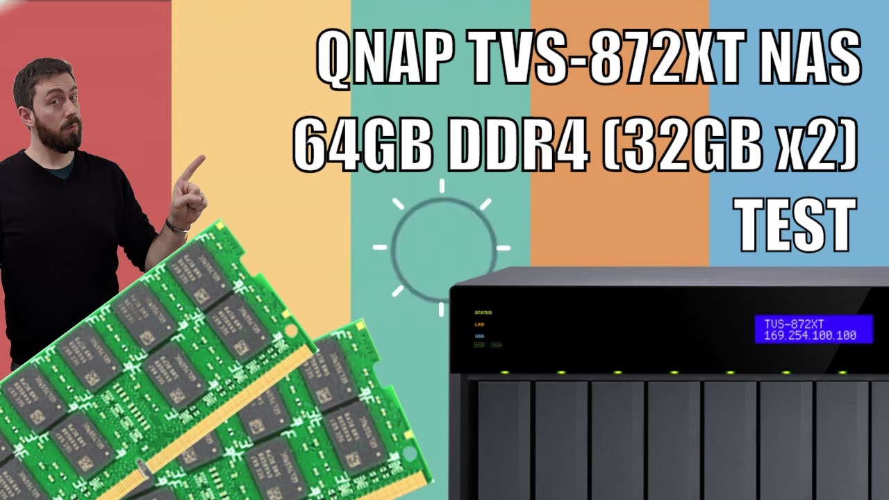 QNAP TVS-872XT 64GB DDR4 Unofficial Memory Upgrade Test for Thunderbolt3 NAS