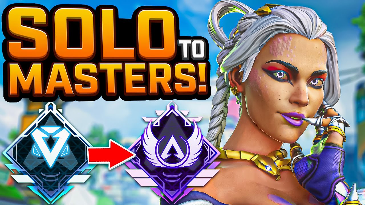 Can a WOMAN Solo to Masters!? (Apex Legends)