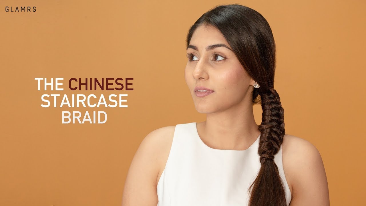 Chinese Staircase Braid Hairstyle For Medium To Long Hair | Hairstyles With Heli Vyas