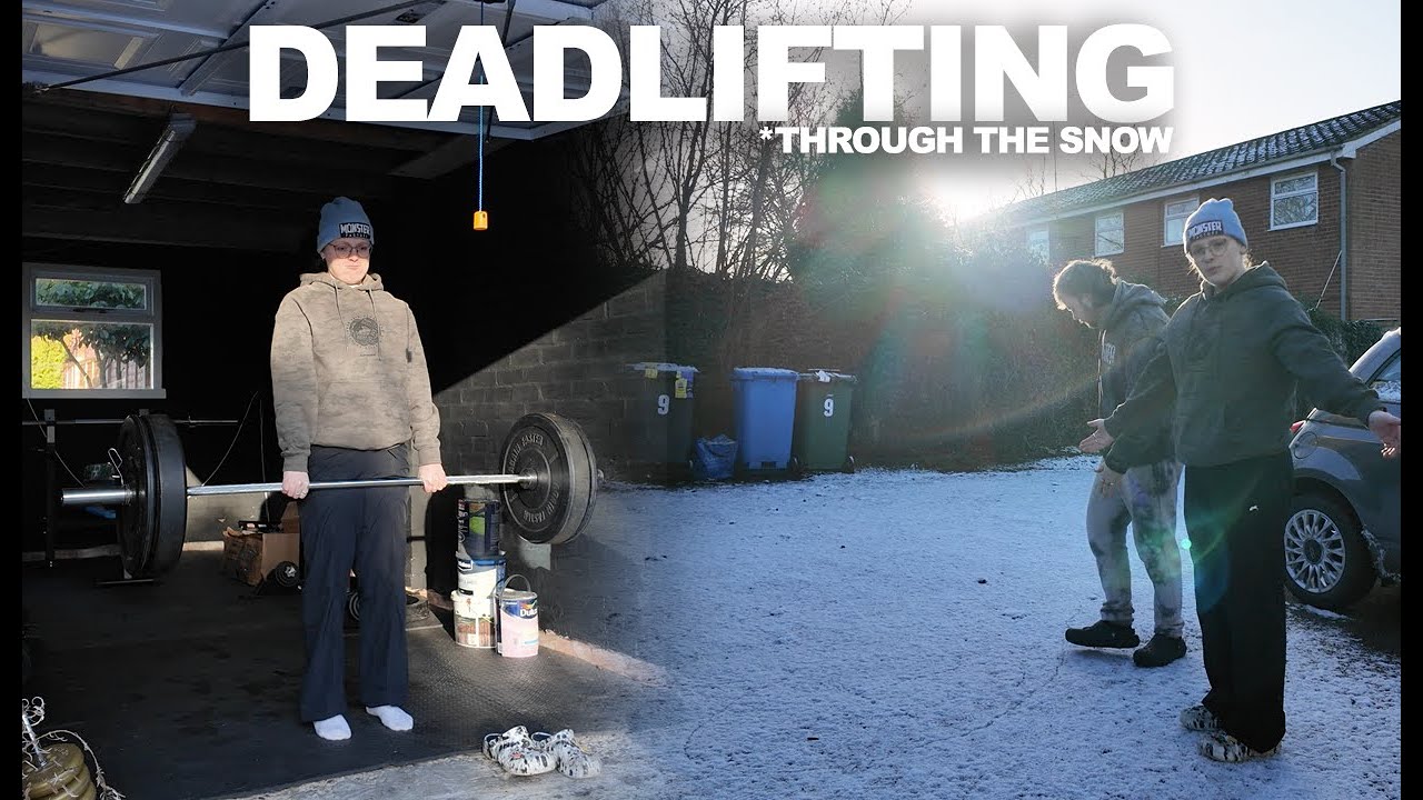Deadlifting In The Snow | Pull Day
