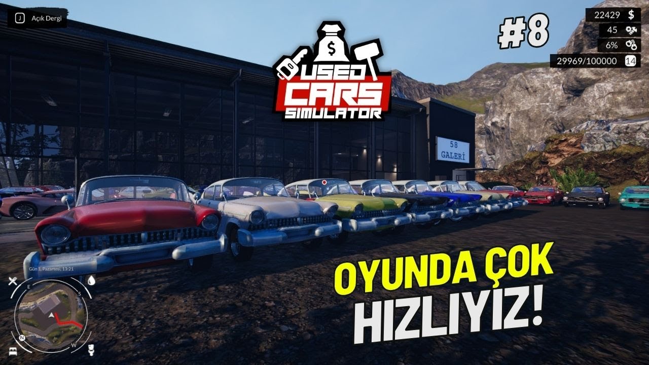 BEN ÇALIYORUM ELEMAN SATIYOR! USED CARS SIMULATOR BÖLÜM 8