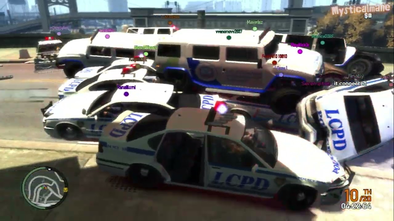 GTA IV - PC - Online Multiplayer - BUSTED! x6 @ GTRF Event! - 02/12/26