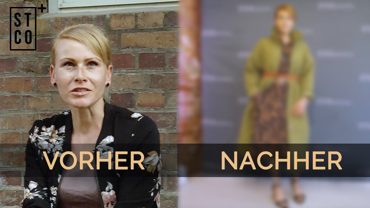 Vorher-Nachher Umstyling: Haarschnitt für dünnes Haar & Kantige Gesichtsform kaschieren