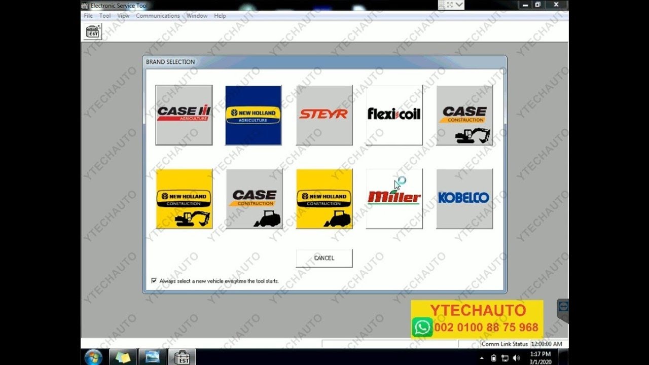 New Holland / Case Electronic Service Tool CNH EST 8.6