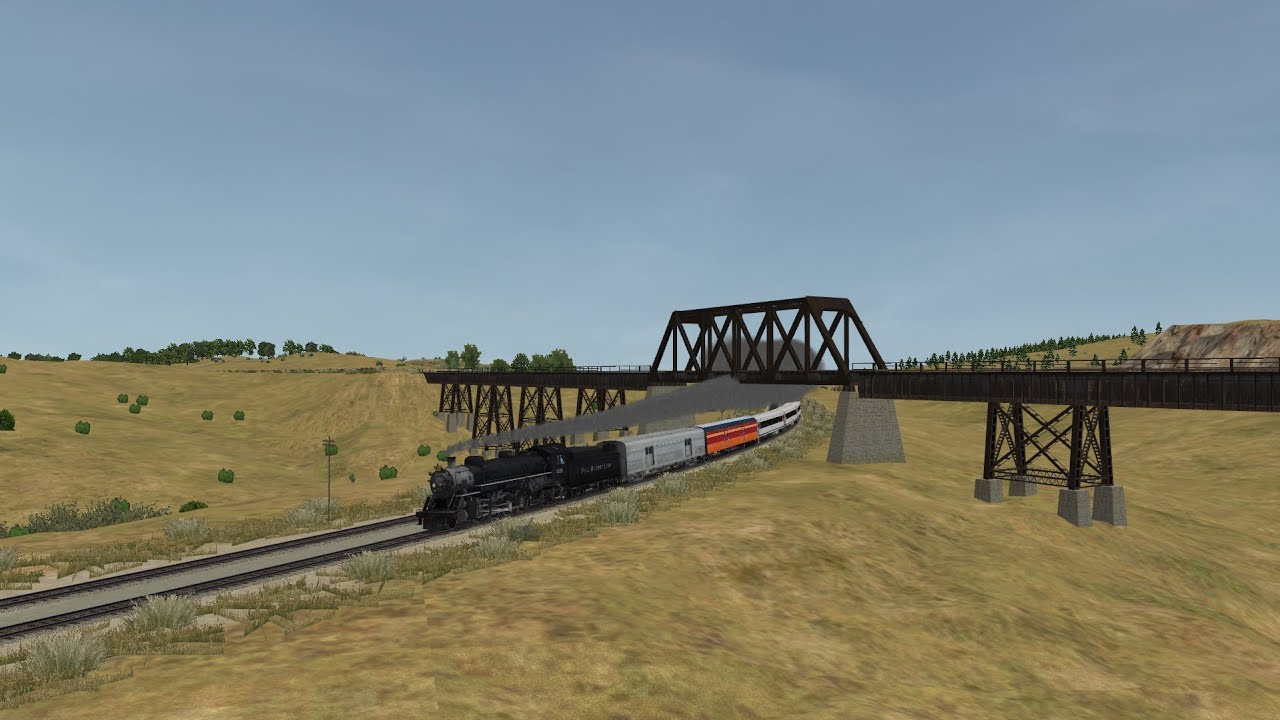 Open Rails: Steam run excursion | D.C