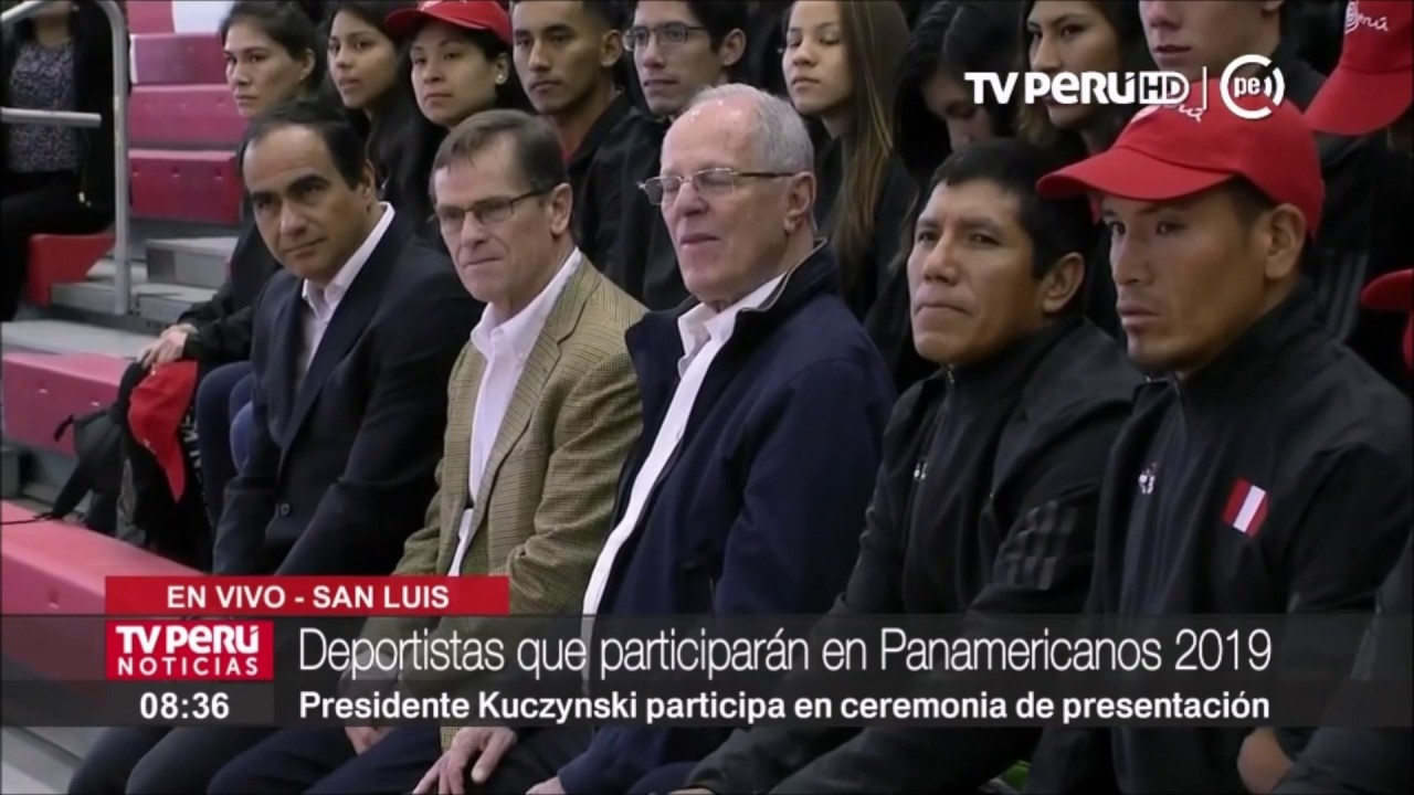 Presidente participó en presentación de equipo que competirá en Juegos Panamericanos