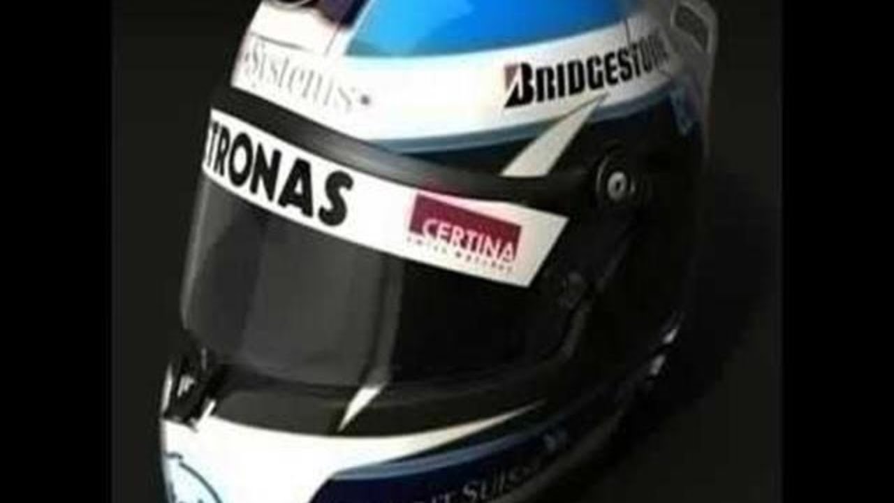 3D Model Nick Heidfeld 2008 F1 Helmet Review