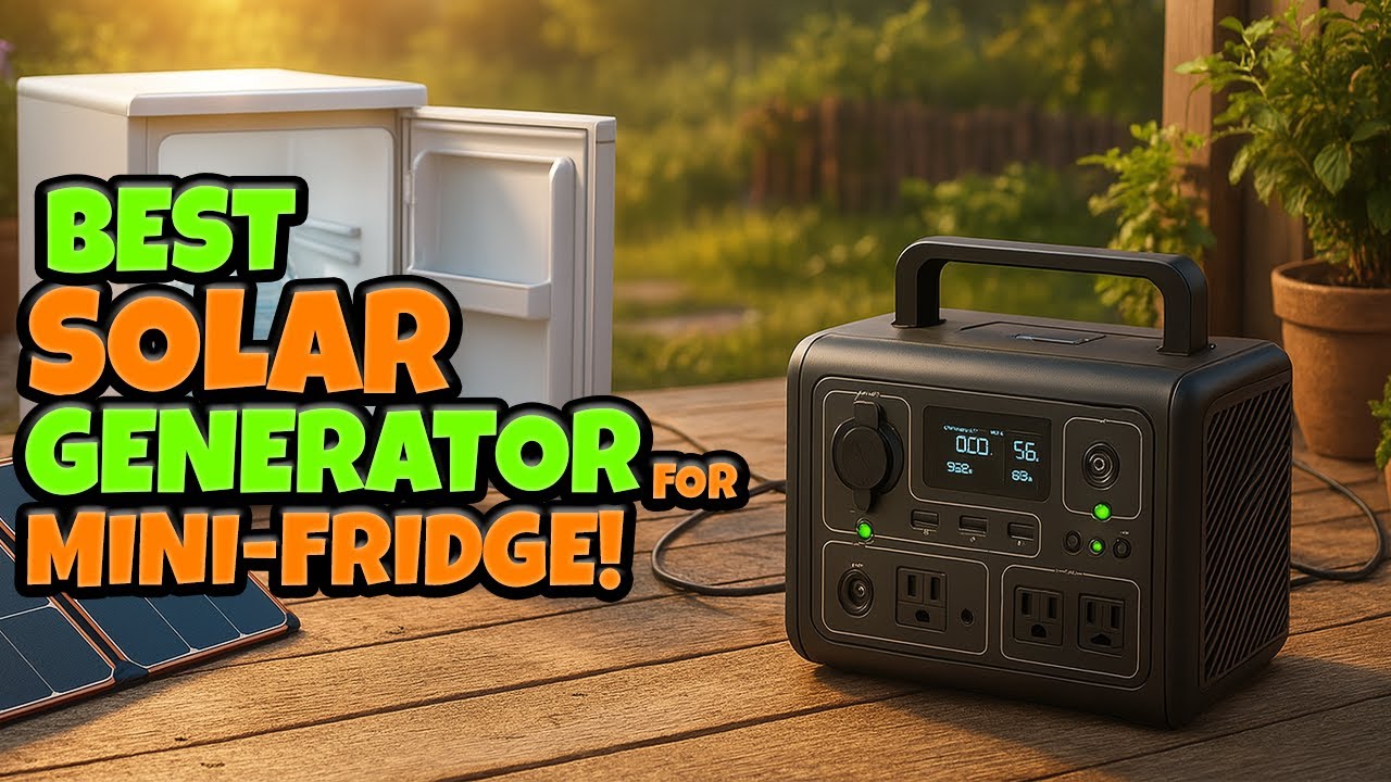 Top 5 Best Solar Generator For Mini Fridge​ 2025!🔥🔥