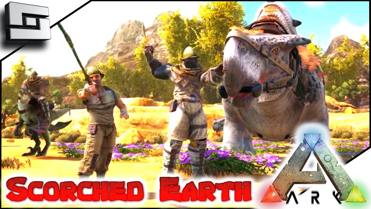 ARK: Scorched Earth - BOOMERANG! WHIP! NEW SERIES!! Ep2 ( Scorched Earth Map Gameplay )