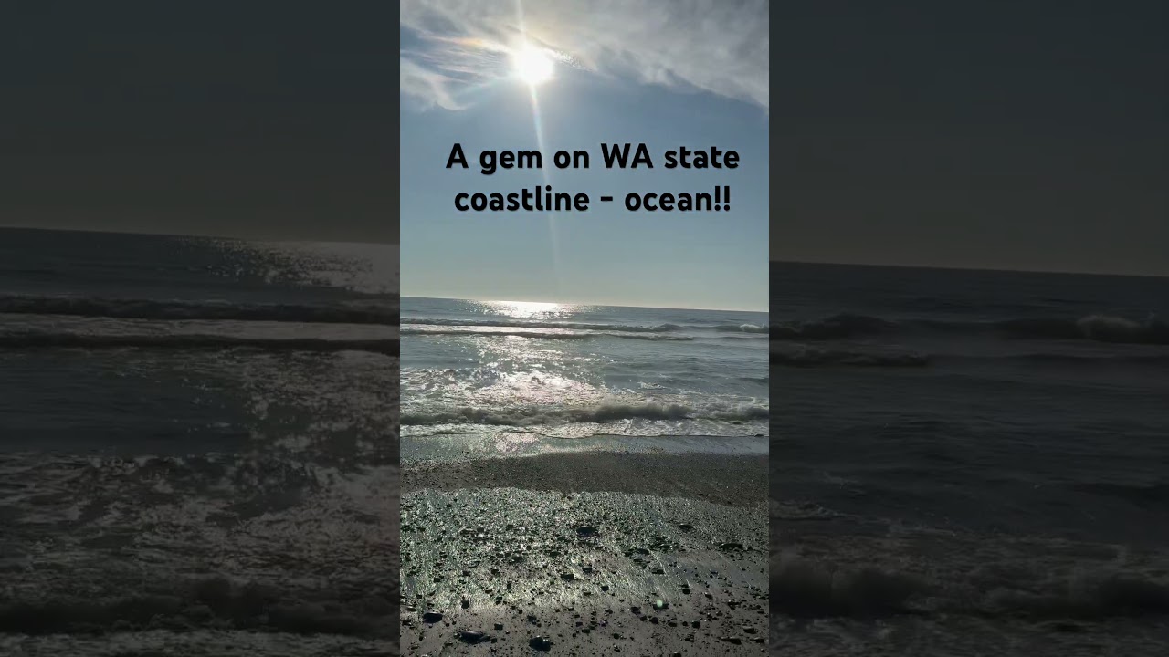 WA state coastline - Ocean beach#wastate #pacificocean #gems #beach #explorewashington