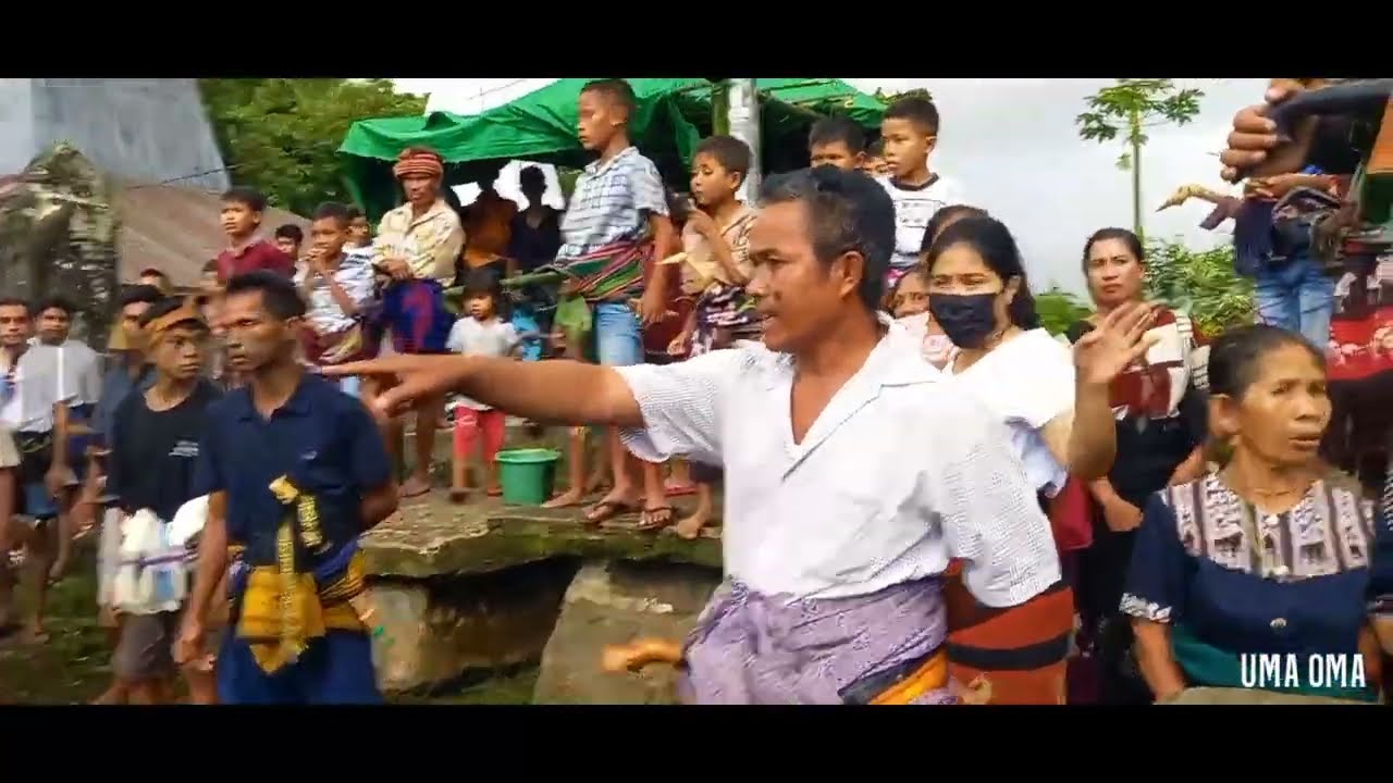 Rombongan Kedde Tama AU di Kampung Pasunga Sumba Tengah