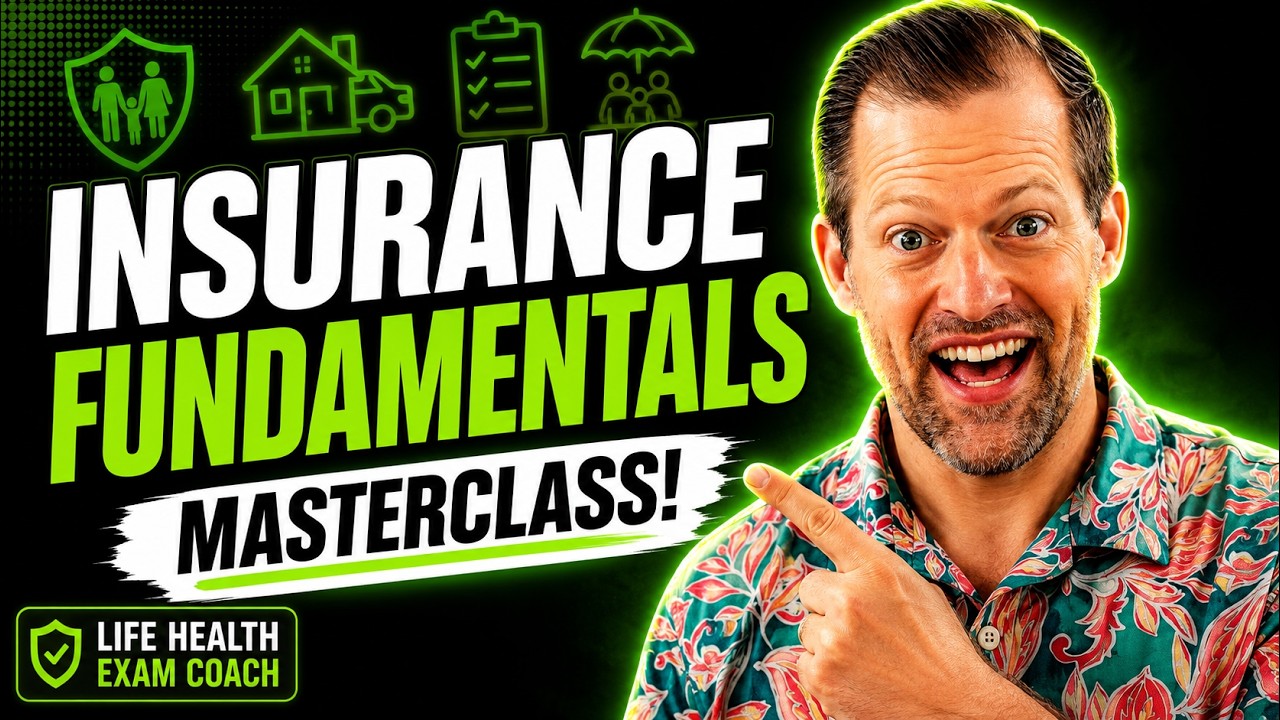 Pass the Insurance Exam Faster | Insurance Fundamentals Masterclass [Best Test Prep on YouTube!]