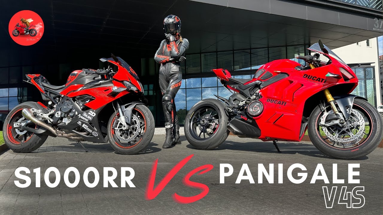 BMW S1000RR vs Ducati Panigale V4S | BMW review and test ride