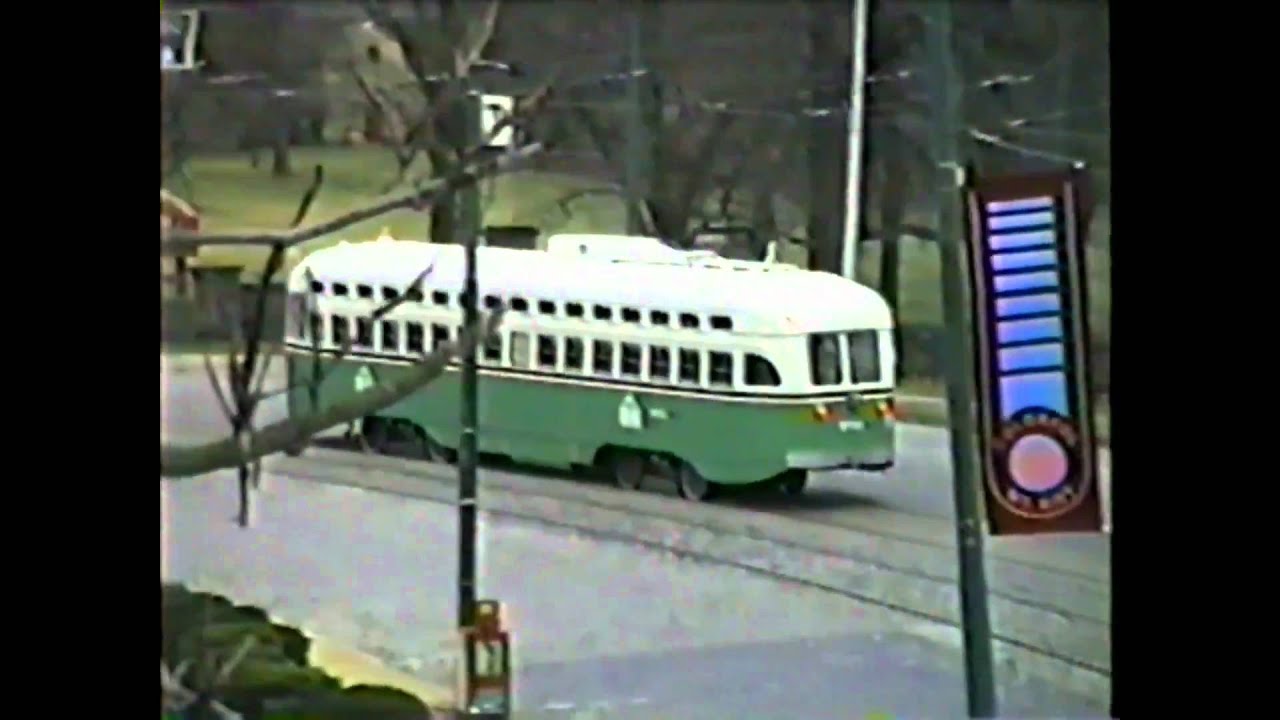 SEPTA Chestnut Hill Trolley 1992 by Kevin A. Mueller