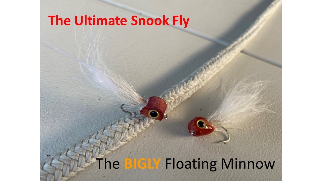 The Ultimate Surface Snook Fly - Bigly Floating Minnow