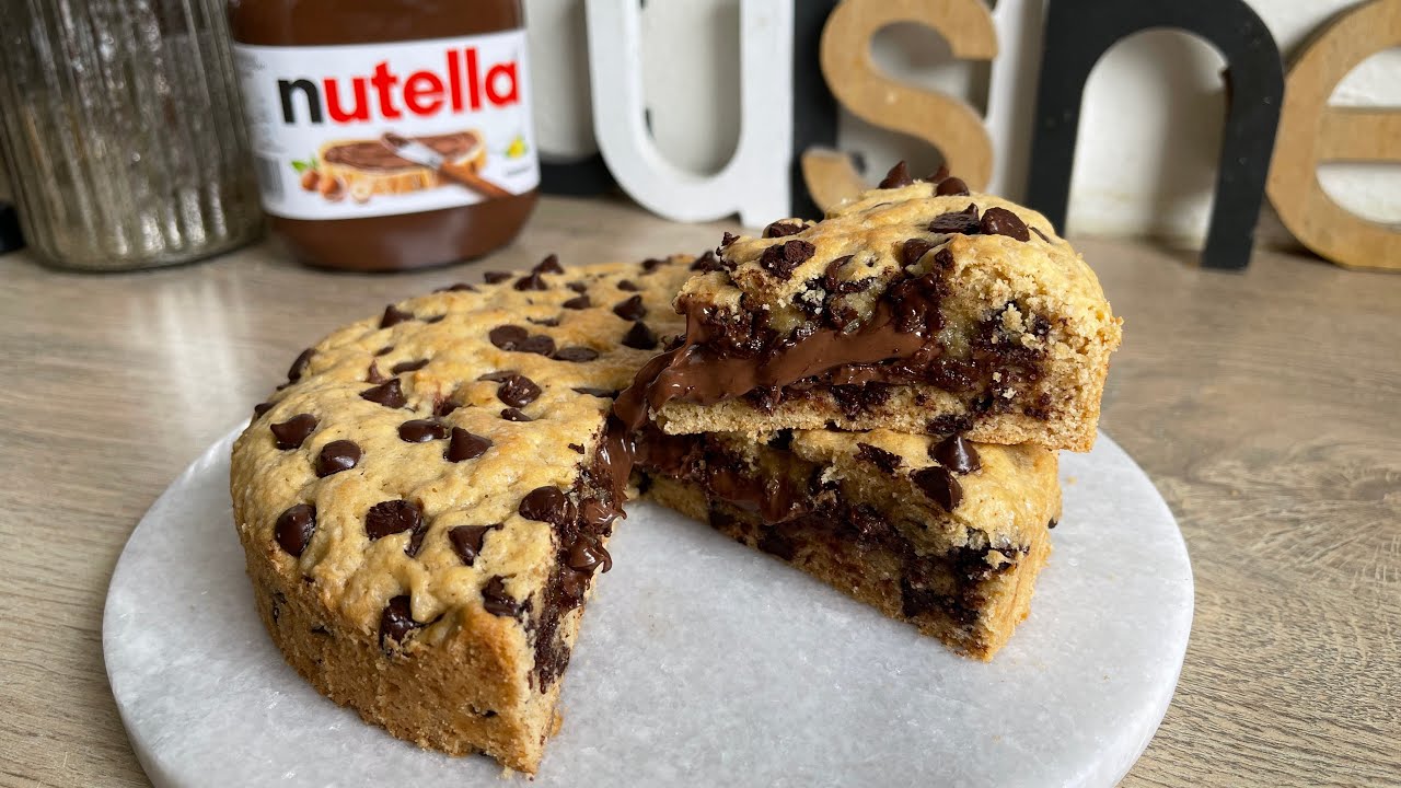 Cookies géant XXL nutella